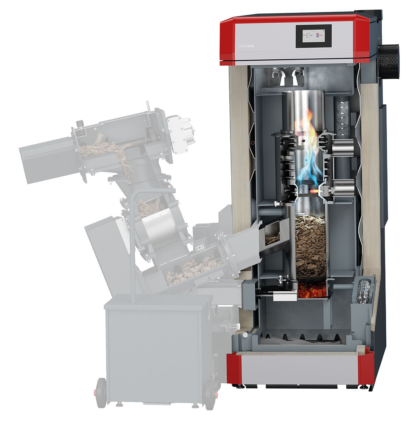 PuroWIN hakkepuidukatel, hakkepuit